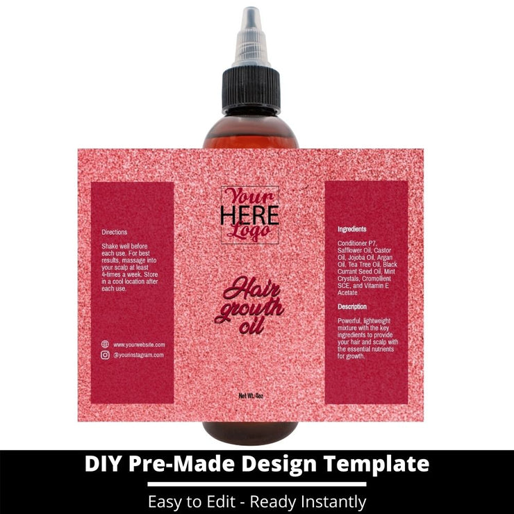 Hair Growth Oil Template 93
