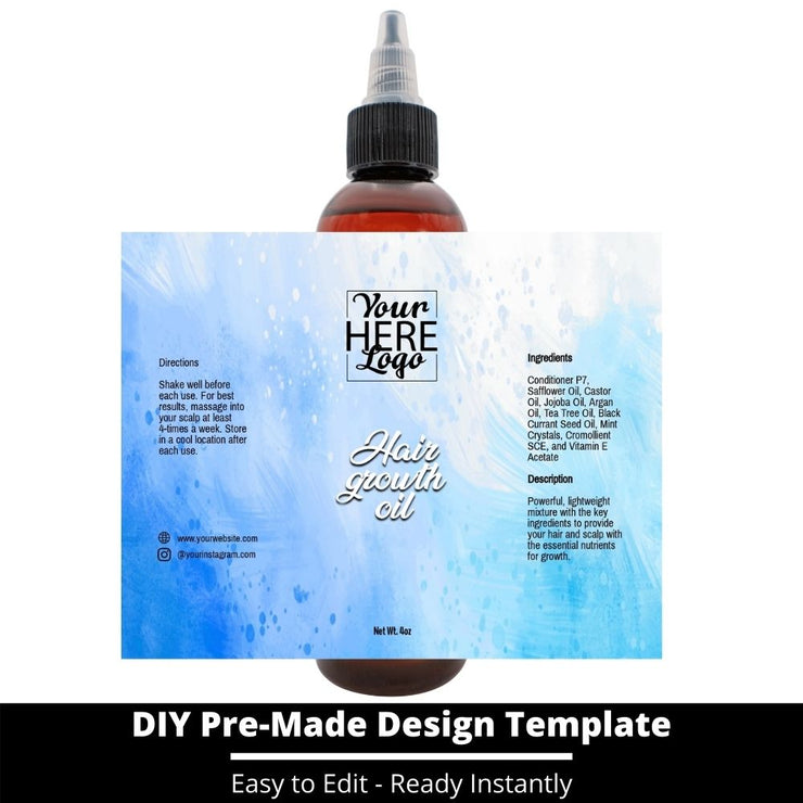 Hair Growth Oil Template 96