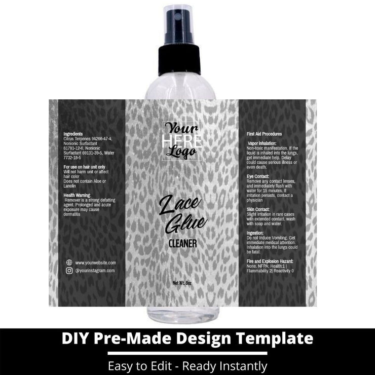 Lace Glue Cleaner Template 100