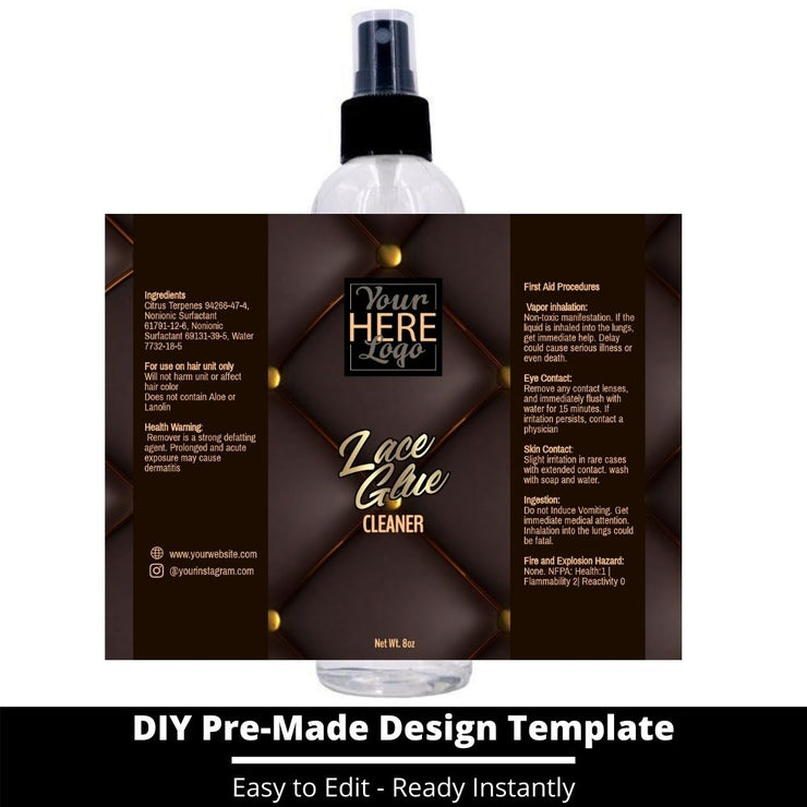 Lace Glue Cleaner Template 101