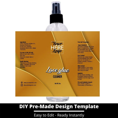 Lace Glue Cleaner Template 105