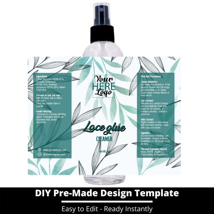 Lace Glue Cleaner Template 107