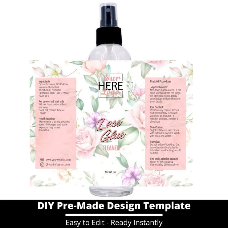 Lace Glue Cleaner Template 108