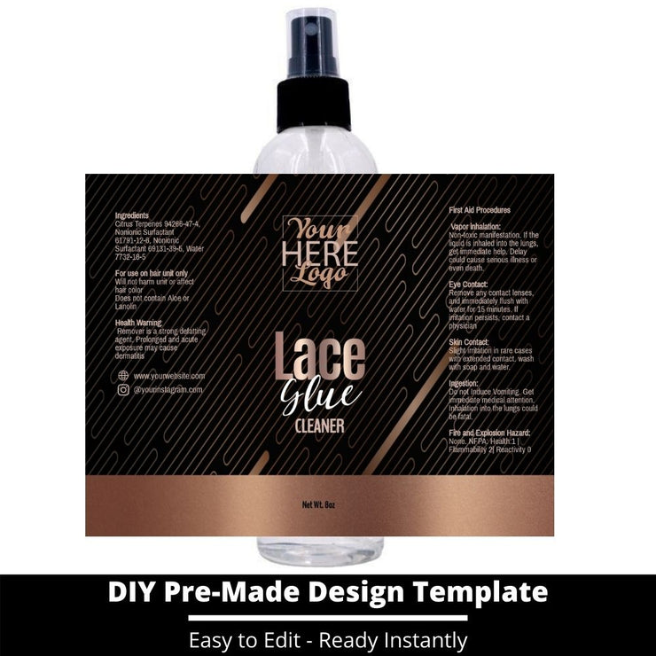 Lace Glue Cleaner Template 10