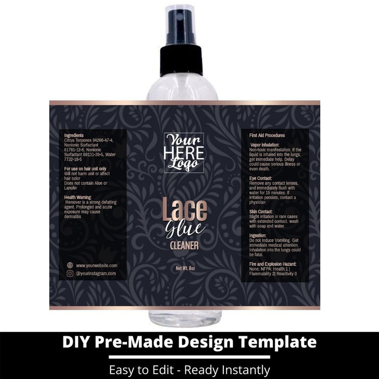 Lace Glue Cleaner Template 111