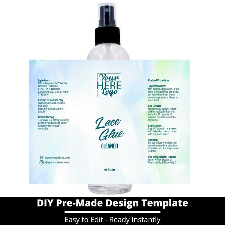 Lace Glue Cleaner Template 113