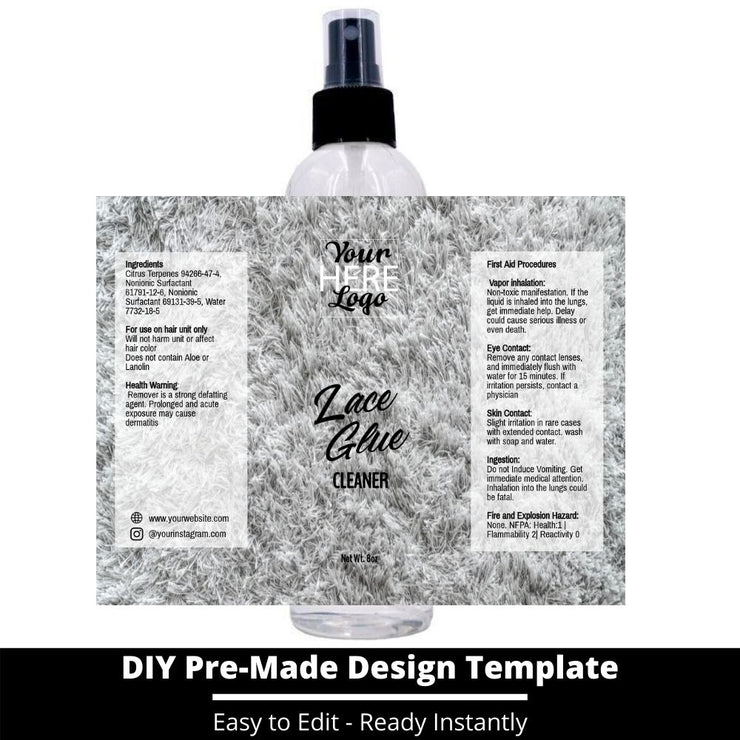 Lace Glue Cleaner Template 114