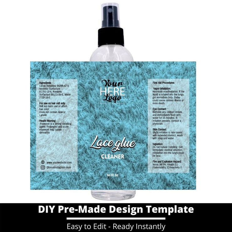 Lace Glue Cleaner Template 116