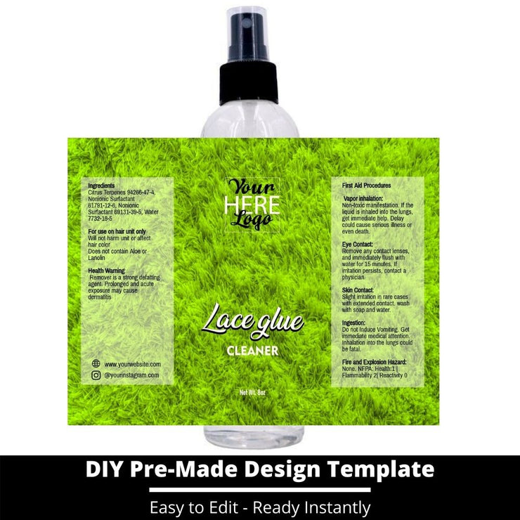 Lace Glue Cleaner Template 117