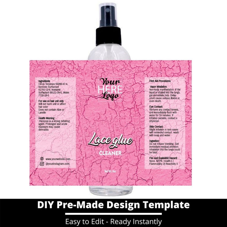 Lace Glue Cleaner Template 118