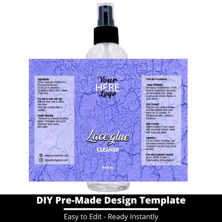 Lace Glue Cleaner Template 119