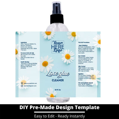 Lace Glue Cleaner Template 125
