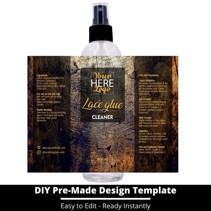 Lace Glue Cleaner Template 128