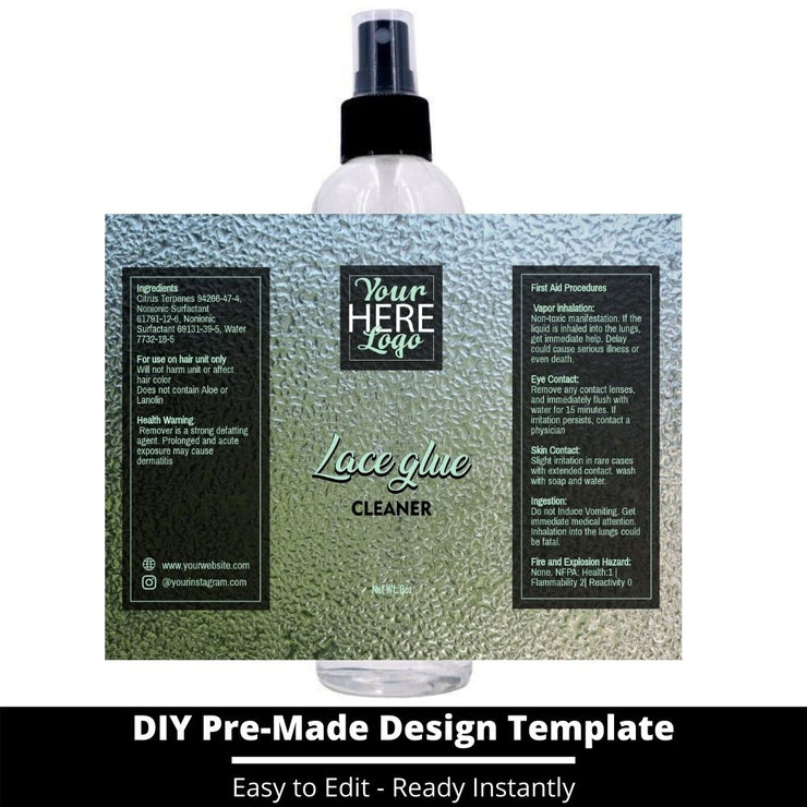 Lace Glue Cleaner Template 129