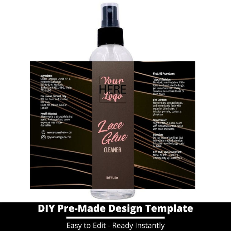 Lace Glue Cleaner Template 12