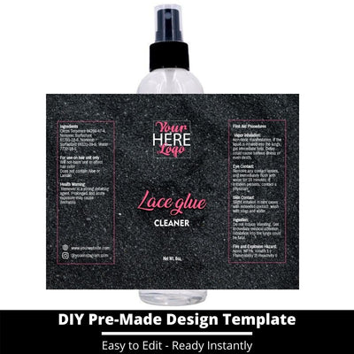 Lace Glue Cleaner Template 130