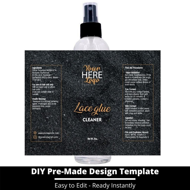Lace Glue Cleaner Template 131