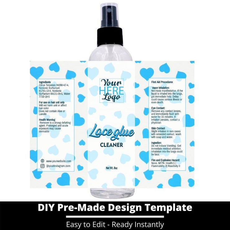 Lace Glue Cleaner Template 132