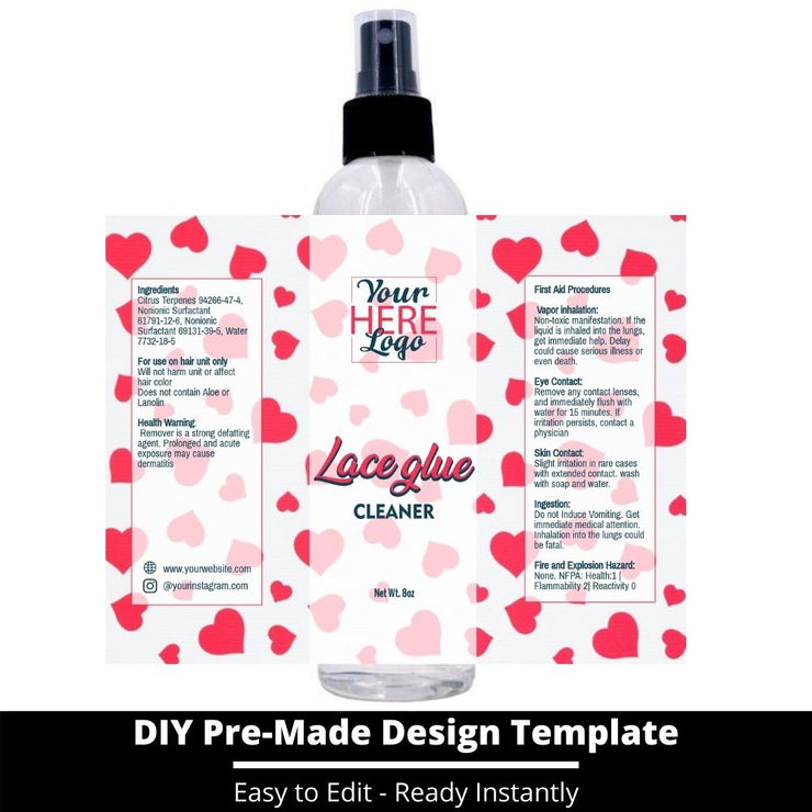 Lace Glue Cleaner Template 133