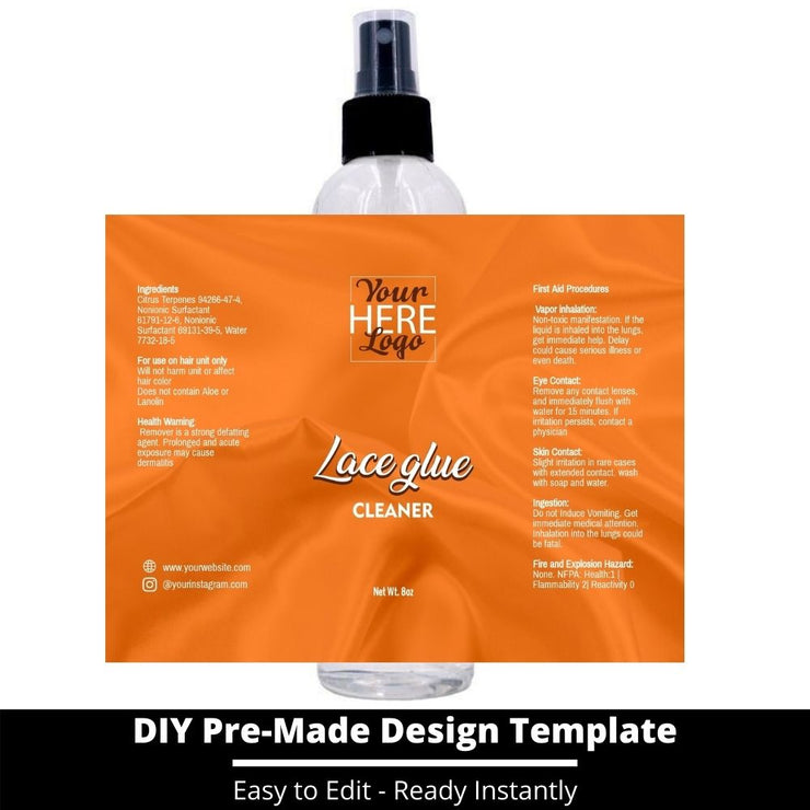 Lace Glue Cleaner Template 136
