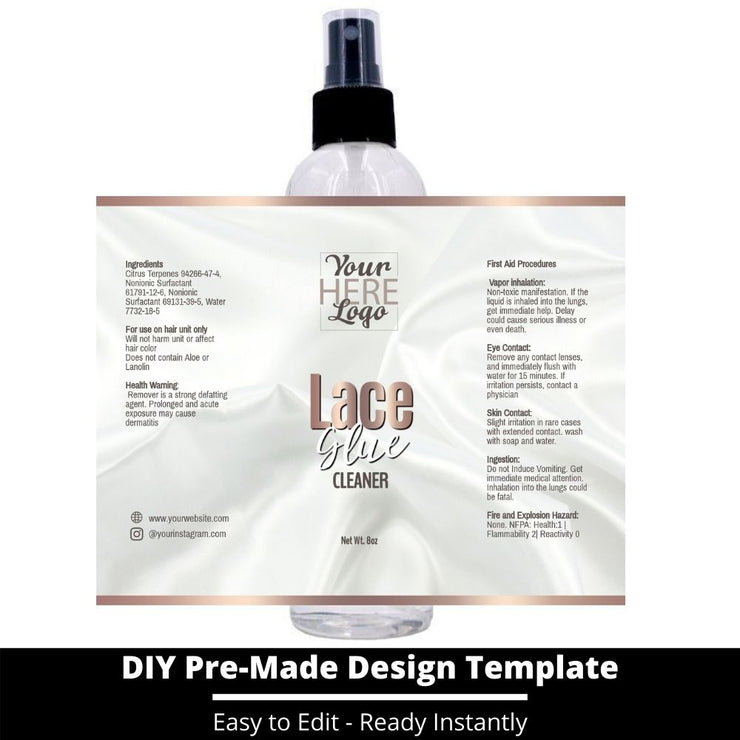 Lace Glue Cleaner Template 138