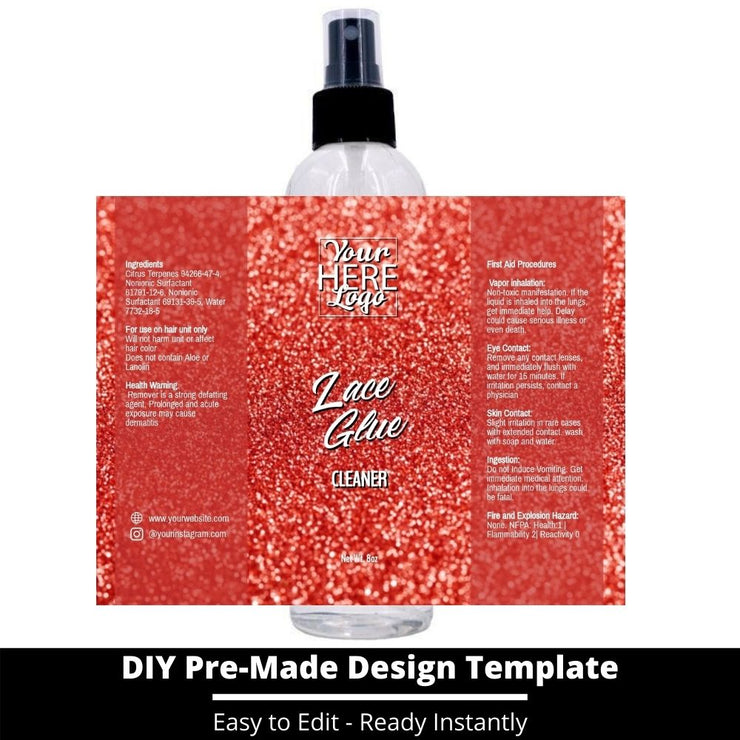 Lace Glue Cleaner Template 141