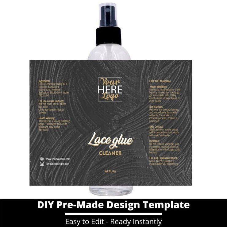 Lace Glue Cleaner Template 152