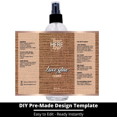 Lace Glue Cleaner Template 156