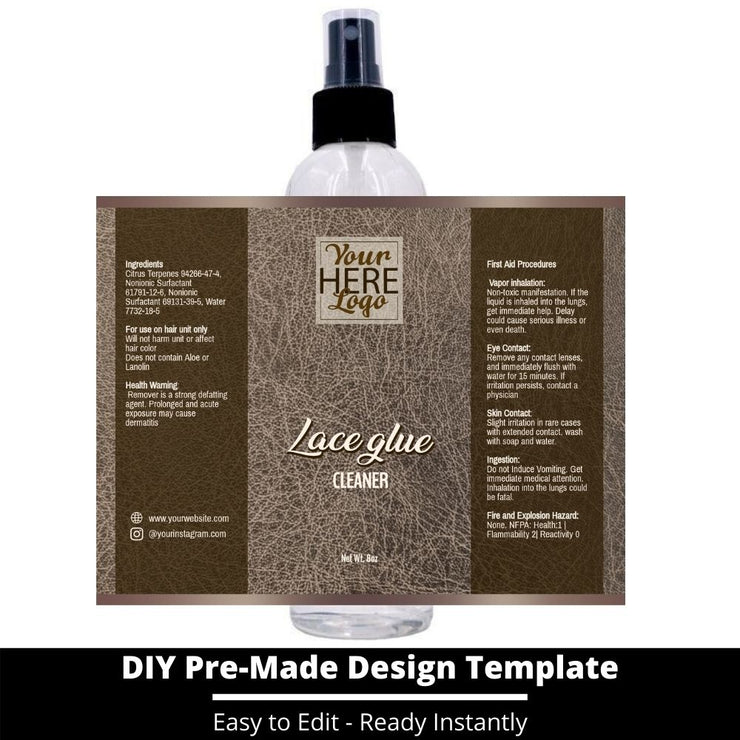 Lace Glue Cleaner Template 158