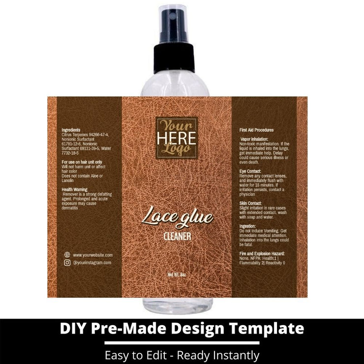 Lace Glue Cleaner Template 159