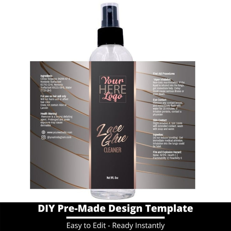 Lace Glue Cleaner Template 15