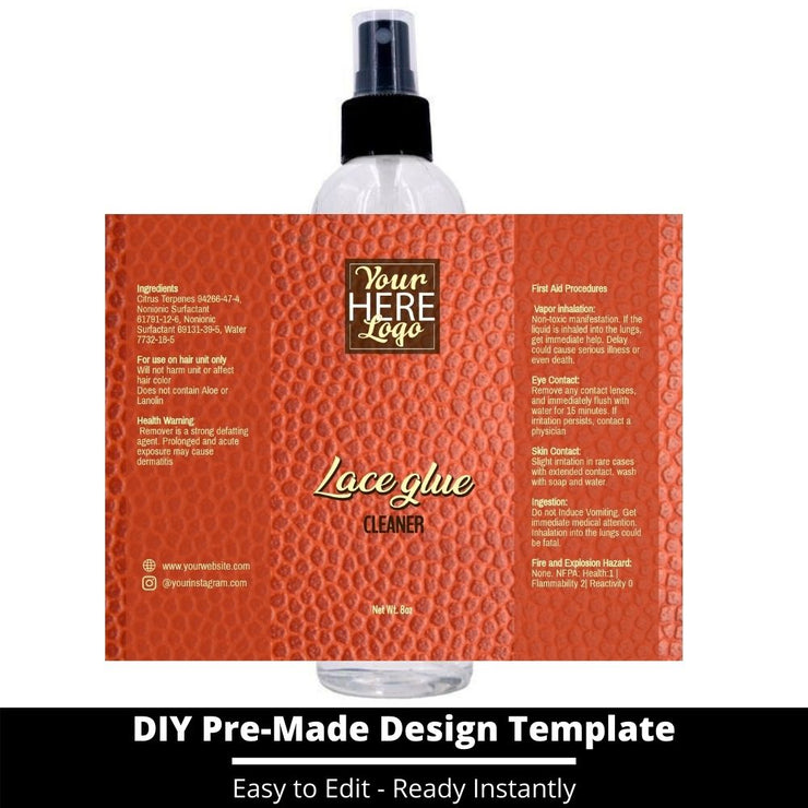 Lace Glue Cleaner Template 162