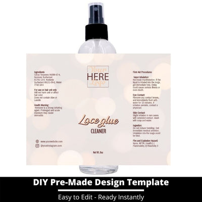 Lace Glue Cleaner Template 165