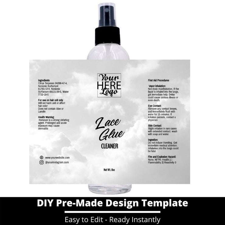 Lace Glue Cleaner Template 167