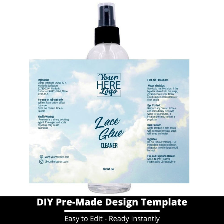 Lace Glue Cleaner Template 168