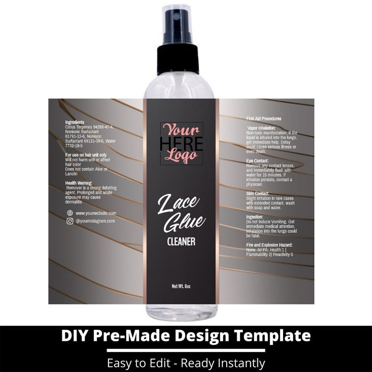 Lace Glue Cleaner Template 16