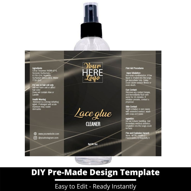 Lace Glue Cleaner Template 171