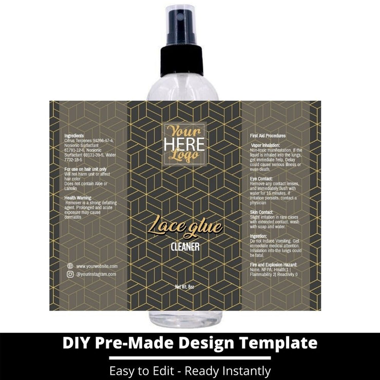 Lace Glue Cleaner Template 173