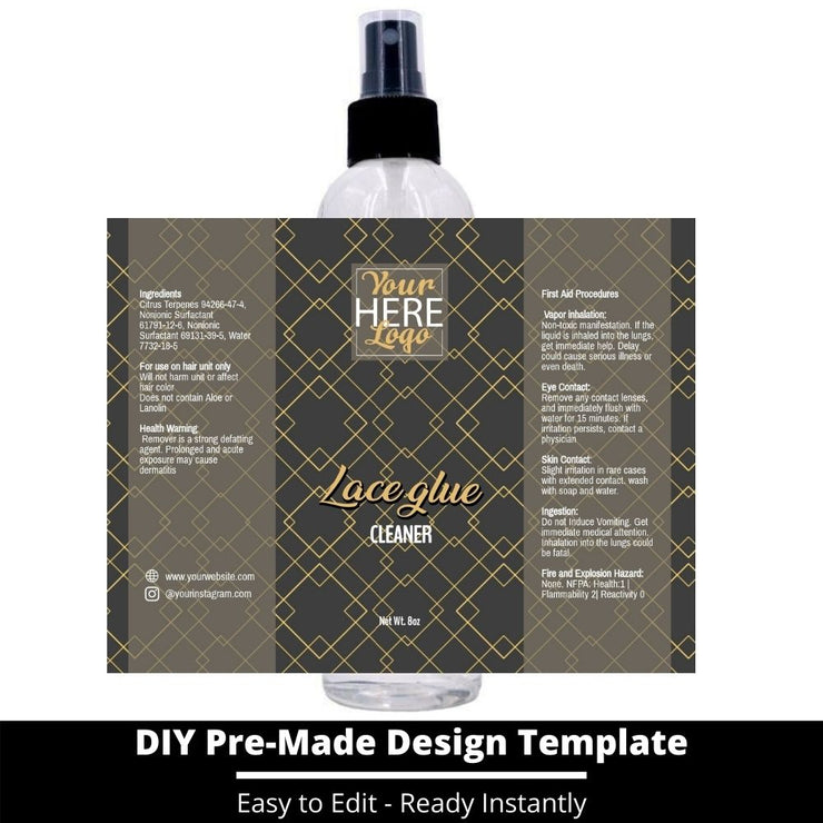 Lace Glue Cleaner Template 174
