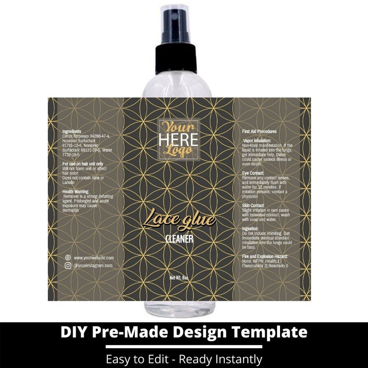Lace Glue Cleaner Template 175