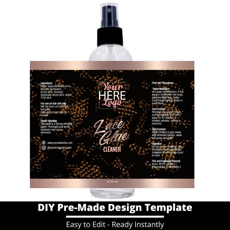 Lace Glue Cleaner Template 17