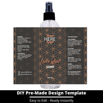Lace Glue Cleaner Template 182
