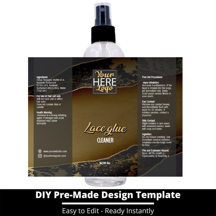 Lace Glue Cleaner Template 191