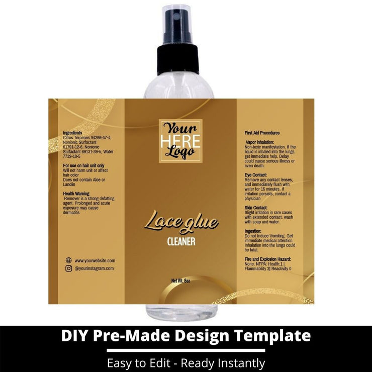 Lace Glue Cleaner Template 193