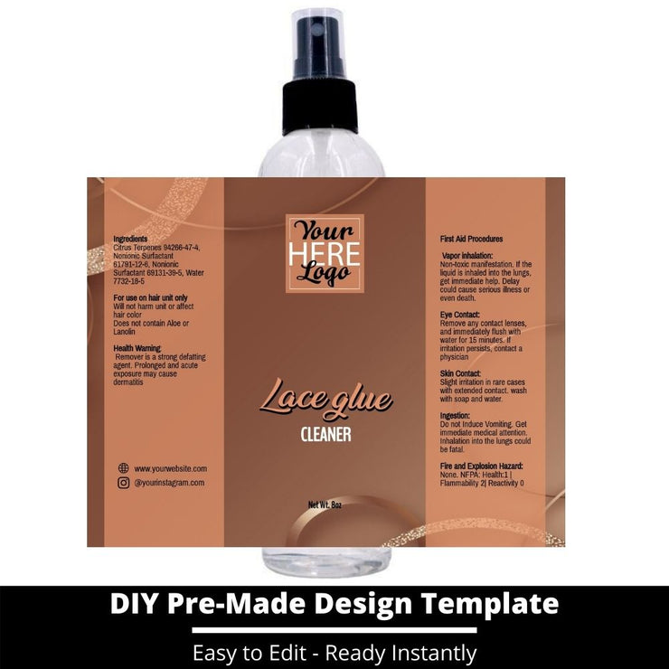 Lace Glue Cleaner Template 194