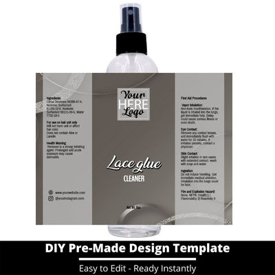 Lace Glue Cleaner Template 195