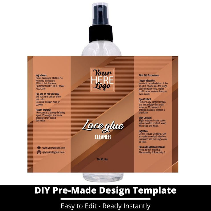 Lace Glue Cleaner Template 196