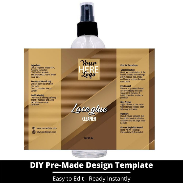 Lace Glue Cleaner Template 197