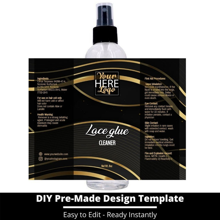 Lace Glue Cleaner Template 200