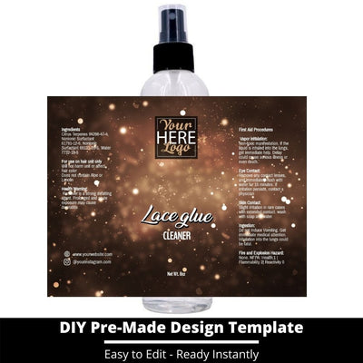 Lace Glue Cleaner Template 208